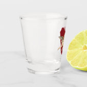 Classical Cupid Romantic Modern Wedding Favor Gift ショットグラス (左)