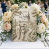 Classical Dark Academia Grecian Art Wedding 招待状