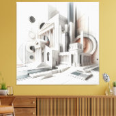 Classical Fusion Architecture キャンバスプリント (インサイチュ (リビング))