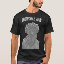 Classical Greek God Zeus Bust Graphic Tee Tシャツ