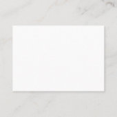 Classical Handwriting Minimalist Professional エンクロージャーカード (裏面)