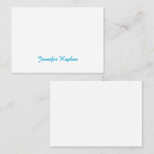 Classical Handwriting Minimalist Professional エンクロージャーカード (正面/裏面)