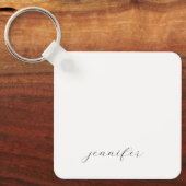 Classical Handwriting Minimalist Professional キーホルダー (正面)