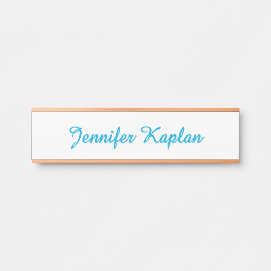 Classical Handwriting Minimalist Professional サインプレート (正面)