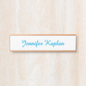 Classical Handwriting Minimalist Professional サインプレート (正面)