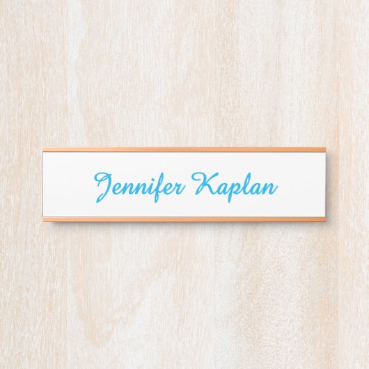 Classical Handwriting Minimalist Professional サインプレート (正面)