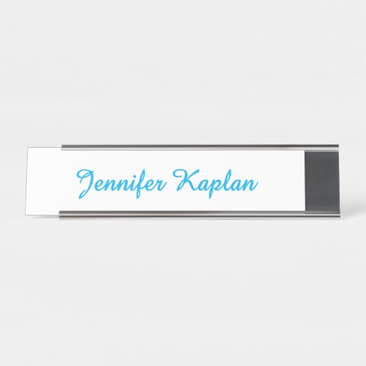 Classical Handwriting Minimalist Professional デスクネームプレート (正面)