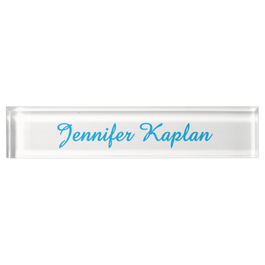 Classical Handwriting Minimalist Professional デスクネームプレート (正面)