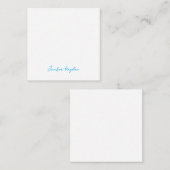 Classical Handwriting Minimalist Professional ノートカード (正面/裏面)