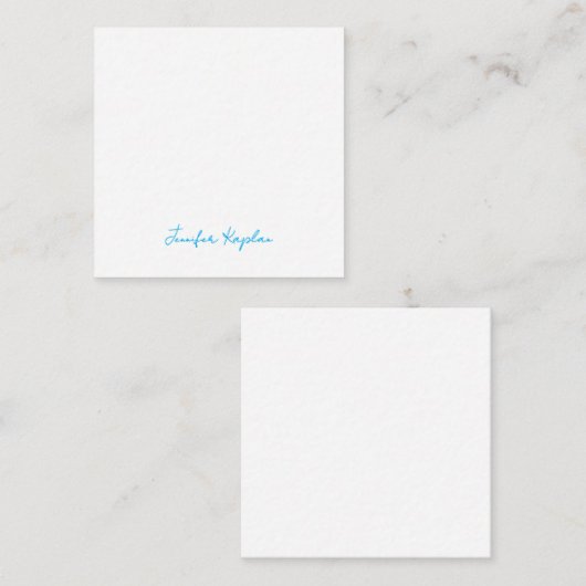 Classical Handwriting Minimalist Professional ノートカード (正面/裏面)