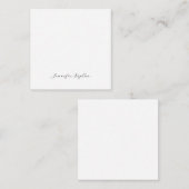 Classical Handwriting Minimalist Professional ノートカード (正面/裏面)