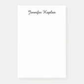 Classical Handwriting Minimalist Professional ポストイット (正面)