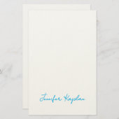 Classical Handwriting Minimalist Professional 便箋 (正面/裏面)