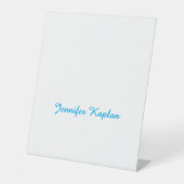 Classical Handwriting Minimalist Professional 台座サイン (正面)