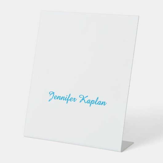 Classical Handwriting Minimalist Professional 台座サイン (正面)