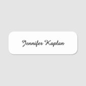 Classical Handwriting Minimalist Professional 名札 (正面)