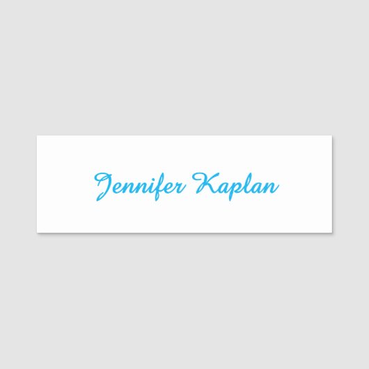 Classical Handwriting Minimalist Professional 名札 (正面)