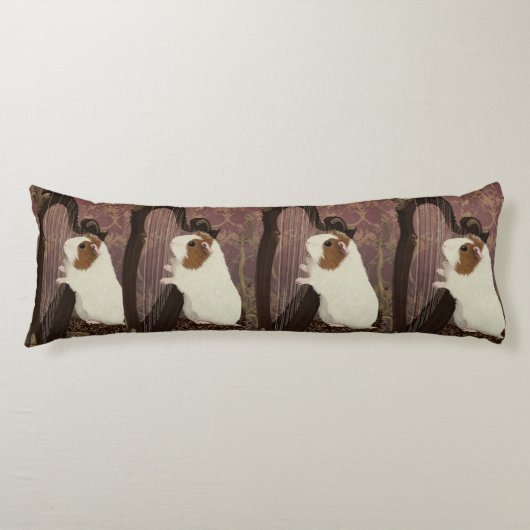 Classical Harpist Guinea Pig Body Pillow ボディピロー (正面)
