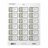 Classical Horse Head – Renaissance Pencil Drawing ラベル (フルシート)