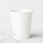 Classical Minimalist Professional Plain 紙コップ (左)
