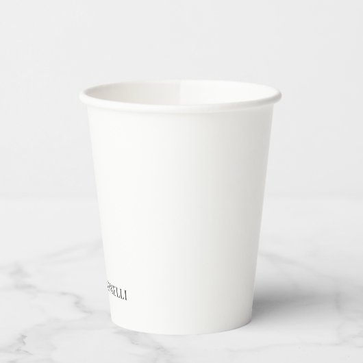 Classical Minimalist Professional Plain 紙コップ (左)