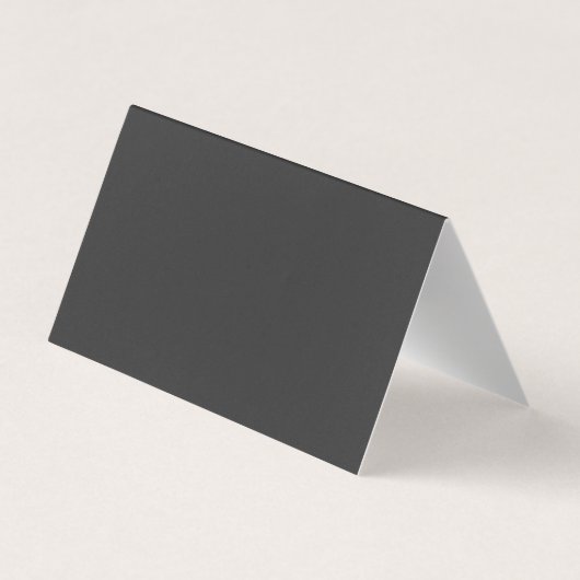 Classical Monogram Custom Grey Black Simple Custom 名刺 (裏面)