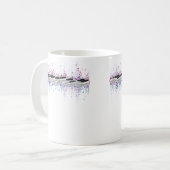 Classical Music Instrument Piano Keyboard Music No コーヒーマグカップ (正面左)