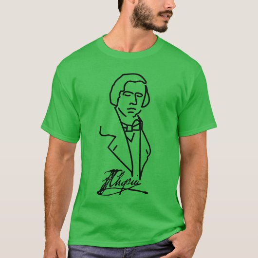 Classical Music Pianist Chopin Musician Composer r Tシャツ (正面)