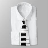 Classical Music Piano Keys Satin Neck Tie ネクタイ (タイ)