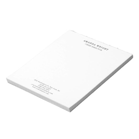 Classical Plain Attractive Stylish Business ノートパッド (回転)