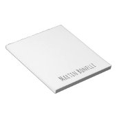Classical Professional Own Name Information Simple ノートパッド (アングル)