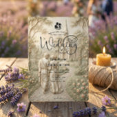 Classical Romantic Old World Chapel Wedding 招待状