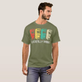 Classically Trained Gamer Vintage Retro Gaming Tシャツ (正面フル)