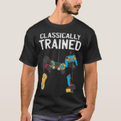 Classically Trained Retro Video and Computer Gamin Tシャツ (正面)