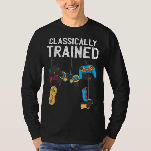Classically Trained Retro Video and Computer Gamin Tシャツ (正面)