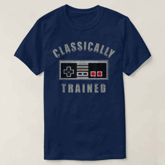 Classically Trained Video Game Funny 90s Throwback Tシャツ (デザイン正面)