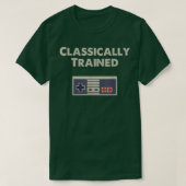 Classically Trained With Video Game Controller  Tシャツ (デザイン正面)