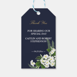 Classiy エレガント Navy Geometric 感謝してい You ギフトタグ