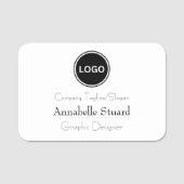 Classiy 企業の Employeeモダン Nameタグ 名札 (正面)