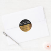 Classiy Business Thank You Stickers ラウンドシール (封筒)