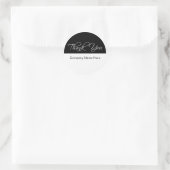 Classiy Business Thank You Stickers ラウンドシール (バッグ)