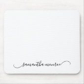 Classiy Curved Swashシグネチャー与え名 マウスパッド (正面)