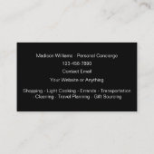 Classiy Monogram Personal Assistantの名刺 名刺 (裏面)