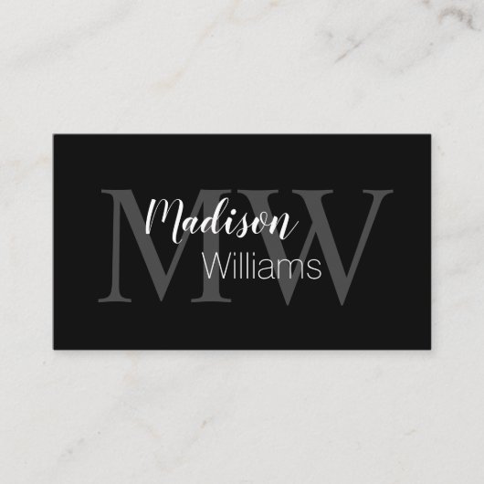 Classiy Monogram Personal Assistantの名刺 名刺 (正面)