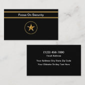 Classiy Security Service名刺 名刺 (正面/裏面)