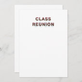 Classrの第40懇親会をティーにのせて下さい 招待状 (正面/裏面)