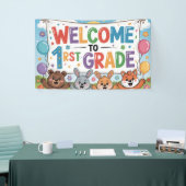 Classrooの1年生バナーへようこそ 横断幕 (トレードショー)