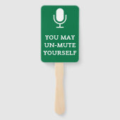 Classroomのミュートとミュート解除のサインまたは ハンドファン (裏面)