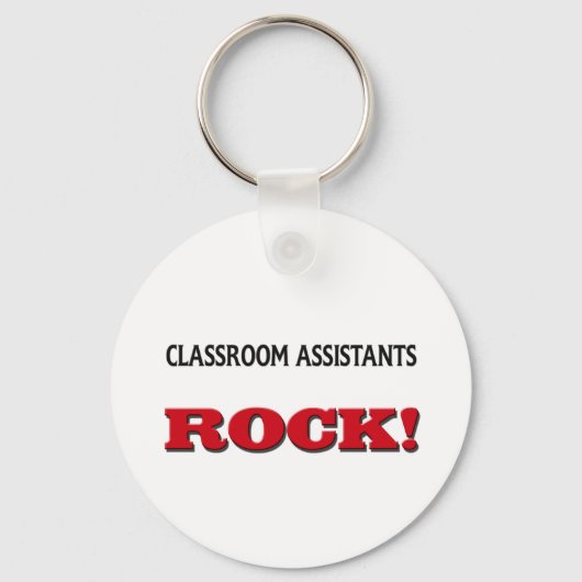 Classroom Assistants Rock キーホルダー (正面)