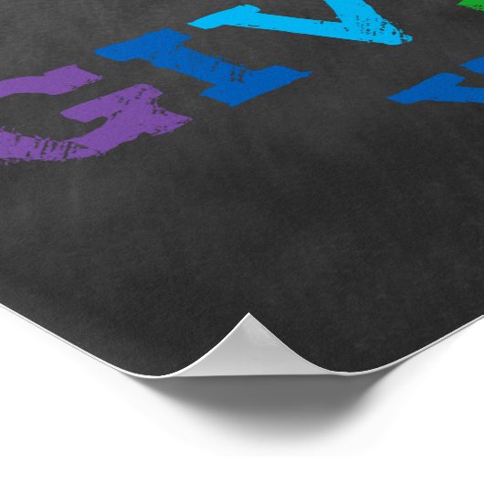 Classroom Decor Life Choices 感動的 Art ポスター (角)